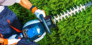 how to sharpen hedge trimmers